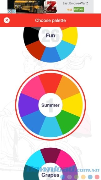 Khám phá bảng màu