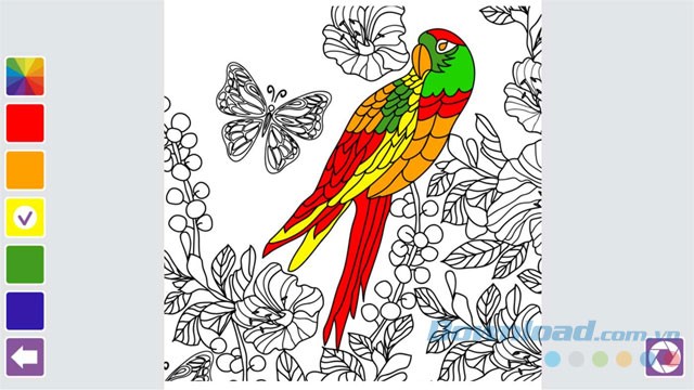 Bảng màu đa dạng