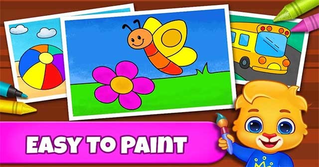 Coloring Games là một trong những ứng dụng tô màu miễn phí tốt nhất dành cho trẻ em
