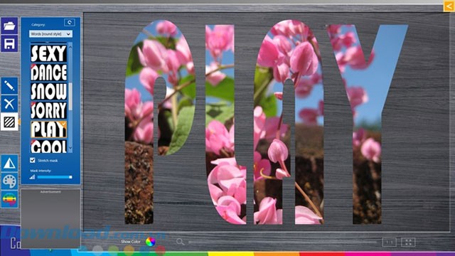 Mặt nạ chữ cho ảnh