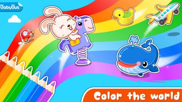 Tô màu cho thế giới tươi đẹp hơn trong game Colors của BabyBus