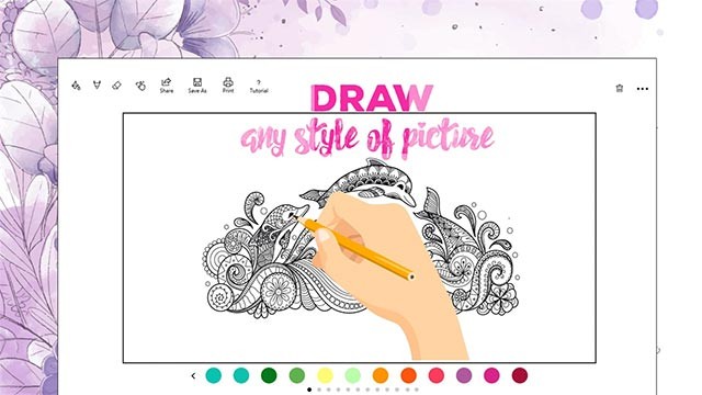 Colouring Book for Me là app tô màu cho trẻ em, người lớn và tất cả mọi người