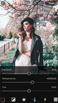 Điều chỉnh màu sắc và nhiệt độ màu