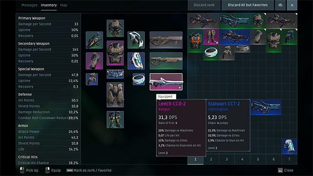 Xây dựng build hoàn hảo từ vô số bộ phận, vũ khí và kỹ năng độc đáo