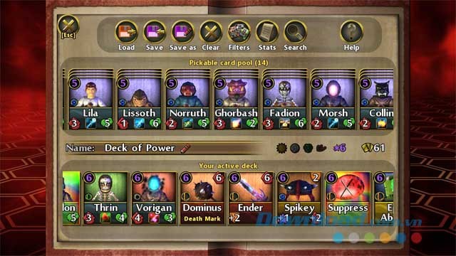 Khám phá những cỗ bài độc đáo trong game