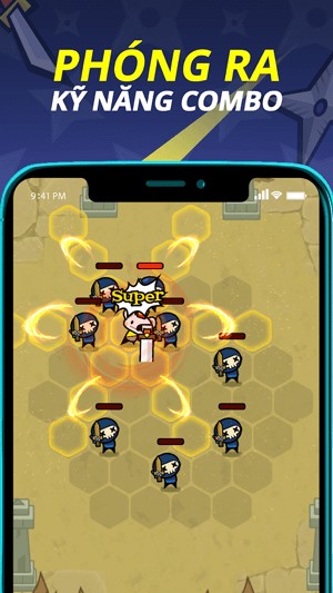 Phóng ra kỹ năng combo