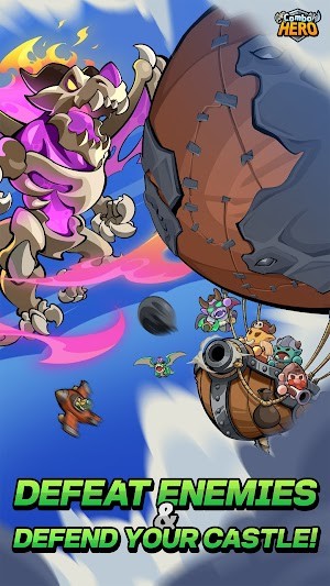Đánh bại kẻ thù và bảo vệ tháp của bạn trong game Combo Hero