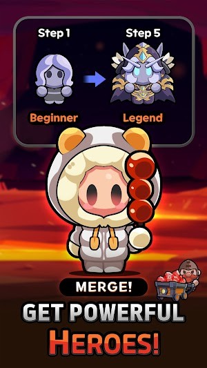 Kết hợp và nhận các anh hùng mạnh mẽ