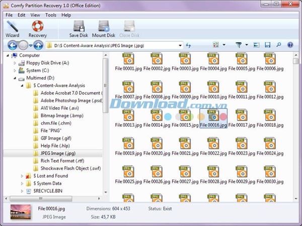 Comfy Partition Recovery