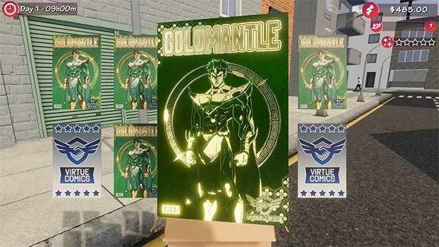 Comic Store Simulator là game mô phỏng quản lý cửa hàng truyện tranh cho máy tính