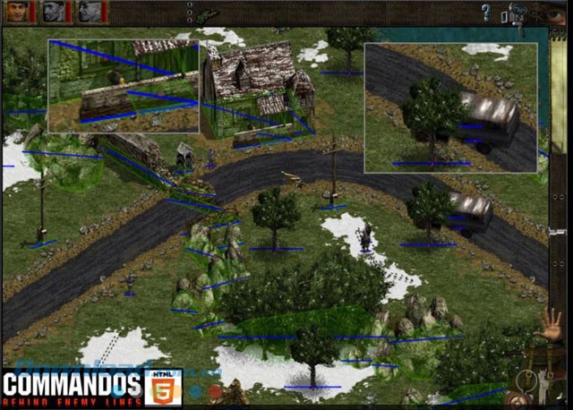 Giao diện game nhập vai Commandos Online
