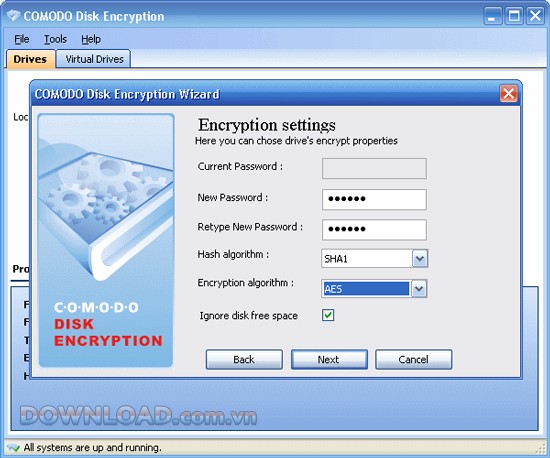 Comodo Disk Encryption