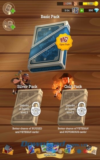 3 gói thẻ bài trong game Compass Point: West