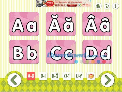 Con ngoan: Bé học chữ cái for iPad
