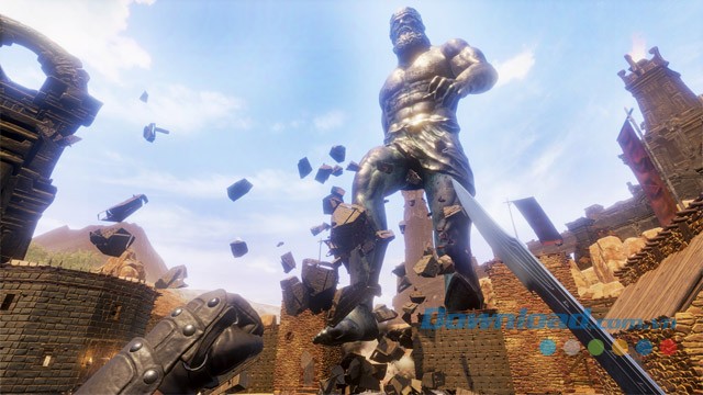 Sử dụng nhiều loại vũ khí cận chiến trong game nhập vai sinh tồn mới Conan Exiles cho máy tính