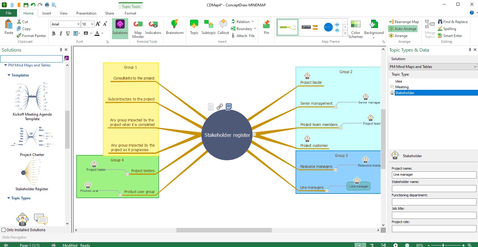ConceptDraw MindMap - Phần mềm bản đồ tư duy cấp chuyên nghiệp