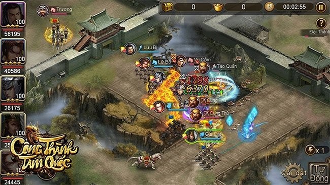 Trận hình của game chiến thuật Công Thành Tam Quốc