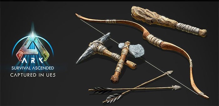 Một số vũ khí trong ARK: Survival Ascended