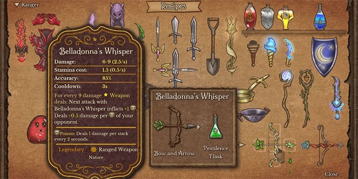 Công thức kết hợp vật phẩm Backpack Battles: Hướng dẫn chi tiết