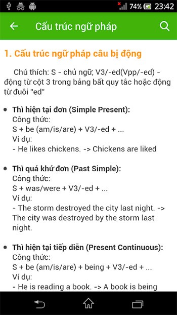 Cấu trúc ngữ pháp