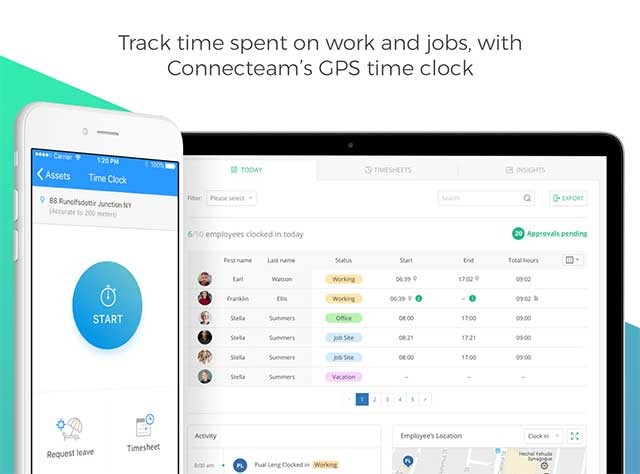 Kiểm tra thời gian làm việc và nhiều khía cạnh khác của nhân viên