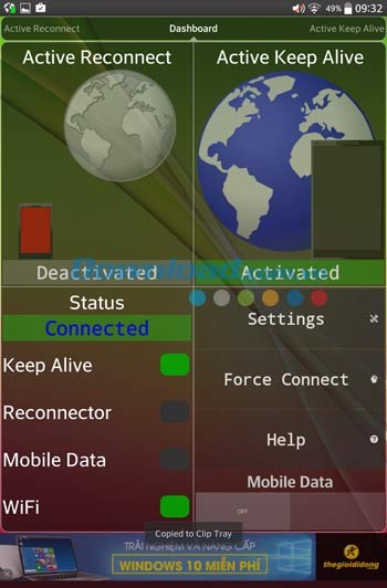 Kích hoạt tính năng Active Keep Alive trên Connection Stabilizer Booster