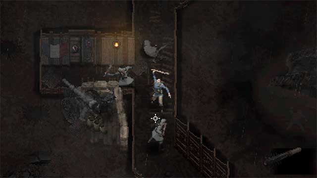 Chống lại binh lính đối phương bằng nhiều loại vũ khí cận chiến