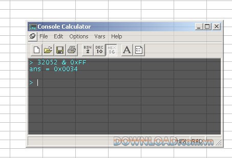 Console Calculator
