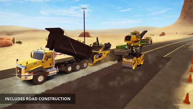 Làm đường và sửa chữa đường sá xuống cấp trong Construction Simulator 2