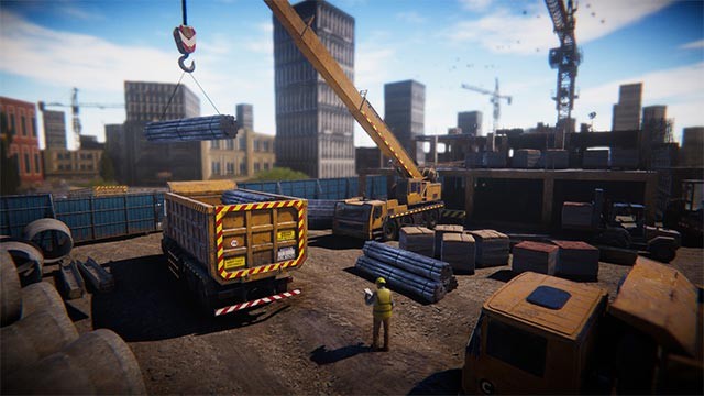 Chuyển đổi qua lại giữa 2 góc nhìn thứ nhất và thứ 3 trong Construction Worker Simulator game