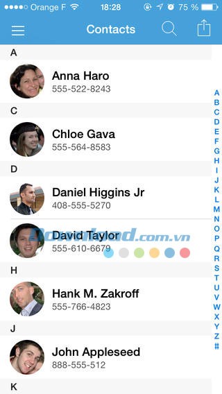 ContactsXL Lite + Facebook Sync for iOS