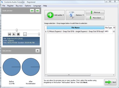 Contenta Audio Converter