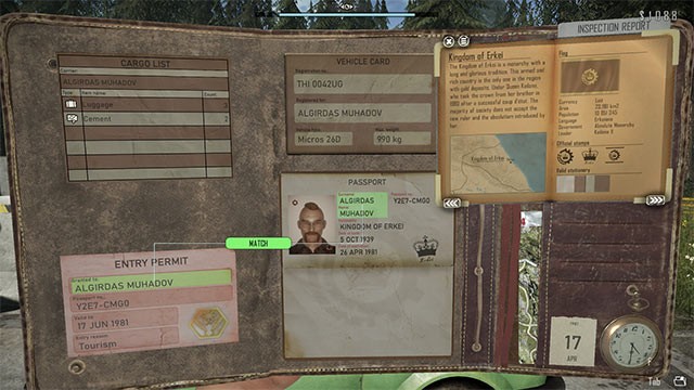 Kiểm tra giấy tờ tùy thân và chứng từ hàng hóa của các xe chở hàng qua đồn biên phòng