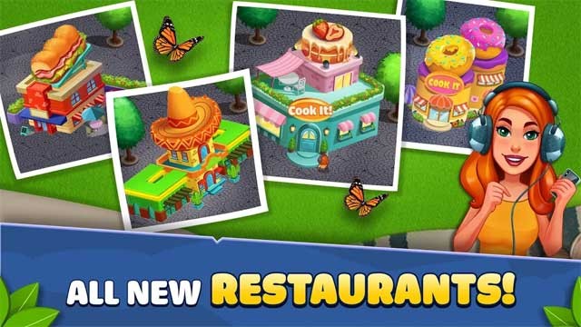 Mở khóa các nhà hàng hoàn toàn mới