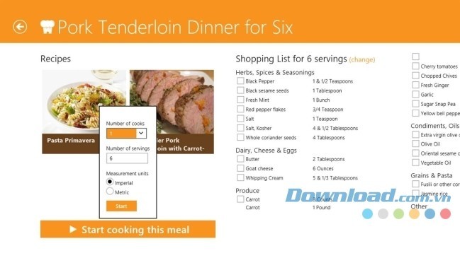 Cook with YumvY chi tiết công thức nấu ăn