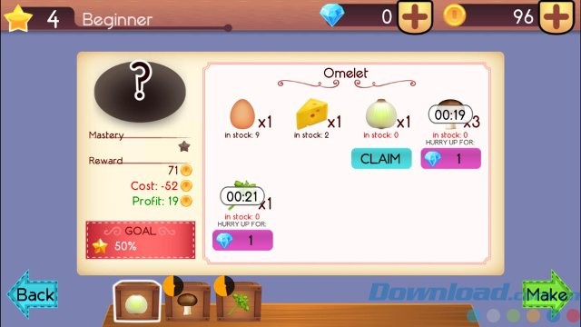 Mua nguyên liệu mới