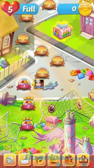 Bản đồ game Cookie Cats
