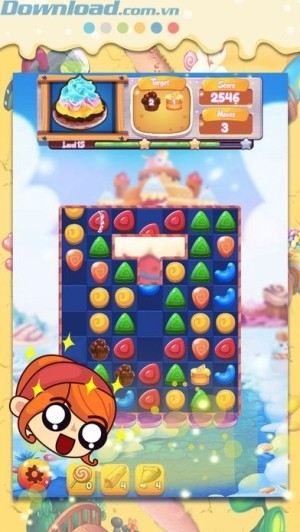 Game xếp kẹo match 3 gây nghiện