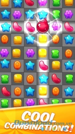 Cookie Crush Match 3 cho Android kết hợp cực cool