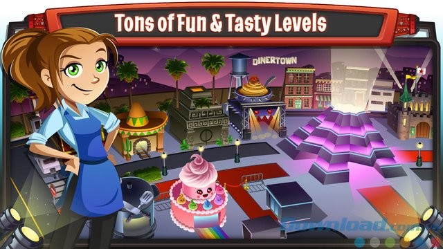 Vượt qua hàng trăm level vui nhộn