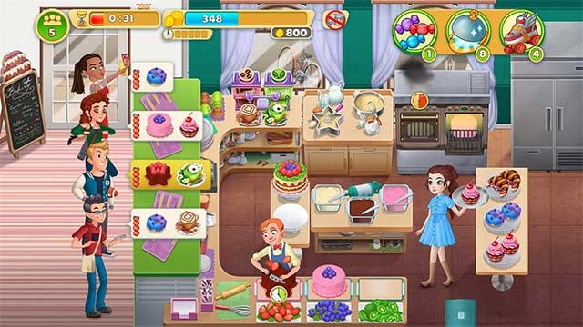 Quản lý nhà hàng của riêng mình, nấu ăn thật ngon và phục vụ khách chu đáo trong Cooking Diary