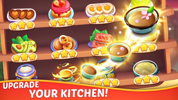 Thu thập công thức nấu ăn và nâng cấp nhà bếp