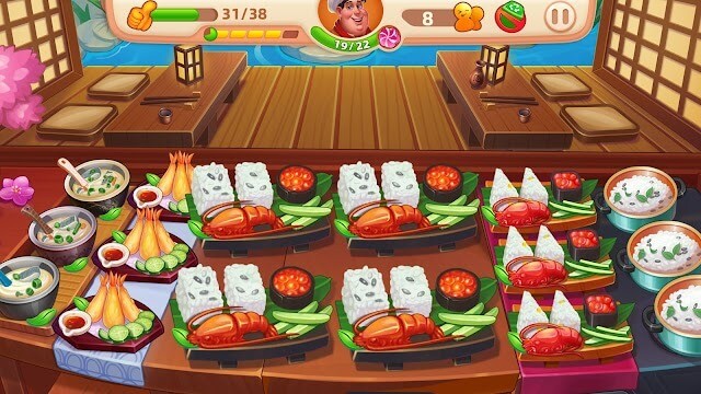 Nấu các món ăn thuộc nhiều nền ẩm thực khác nhau trong game Cooking Yummy