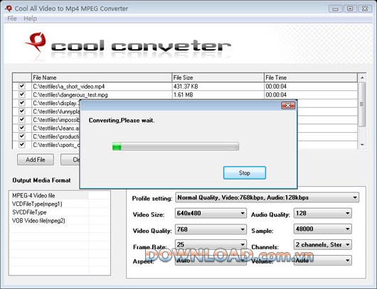 Cool All Video to MP4 MPEG Converter