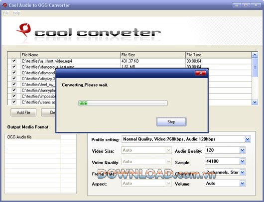 Cool Audio to OGG Converter