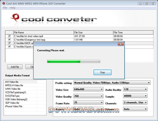 Cool AVI WMV MPEG MP4 iPhone 3GP Converter