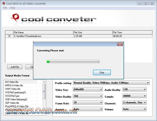 Cool MOV to All Video Converter