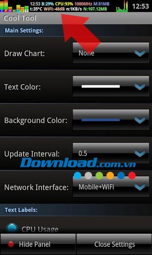 Cool Tool - system stats for Android