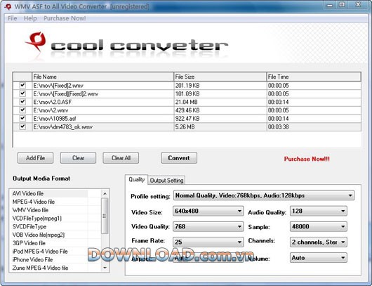 Cool WMV ASF to All Video Converter