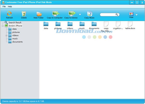 Coolmuster Free iPad iPhone iPod Disk Mode
